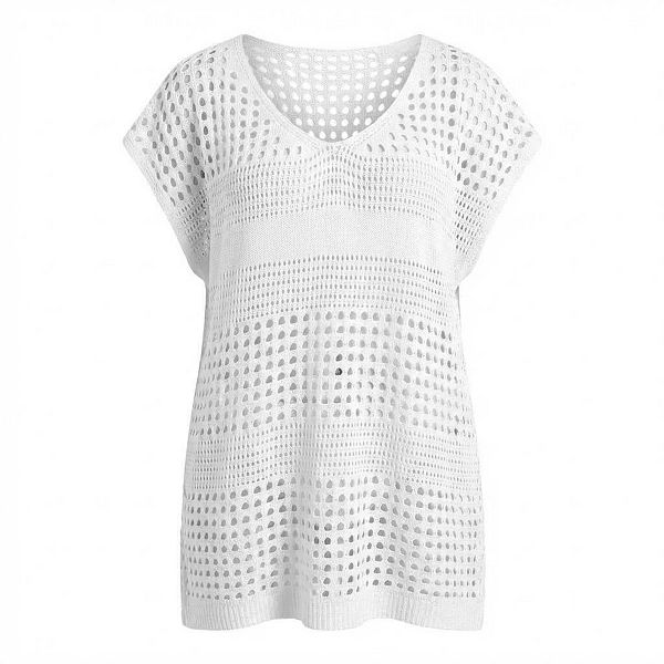 

Женский бикини большого размера однотонный сетчатый топ Seoria, White, Белый, Женский бикини большого размера однотонный сетчатый топ Seoria, White