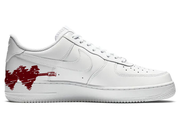 

Кроссовки Nike Air Force 1 Skateboard Shoes Women's Low-Top White Black, Белый, Кроссовки Nike Air Force 1 Skateboard Shoes Women's Low-Top White Black