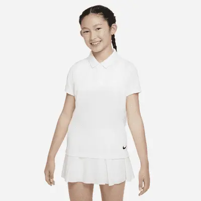 

Поло Nike Dri-FIT Victory, белый/черный