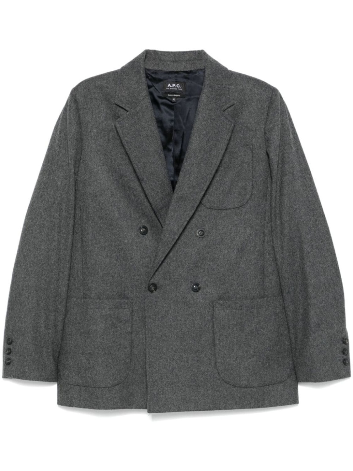 

A.P.C. войлочный блейзер, серый