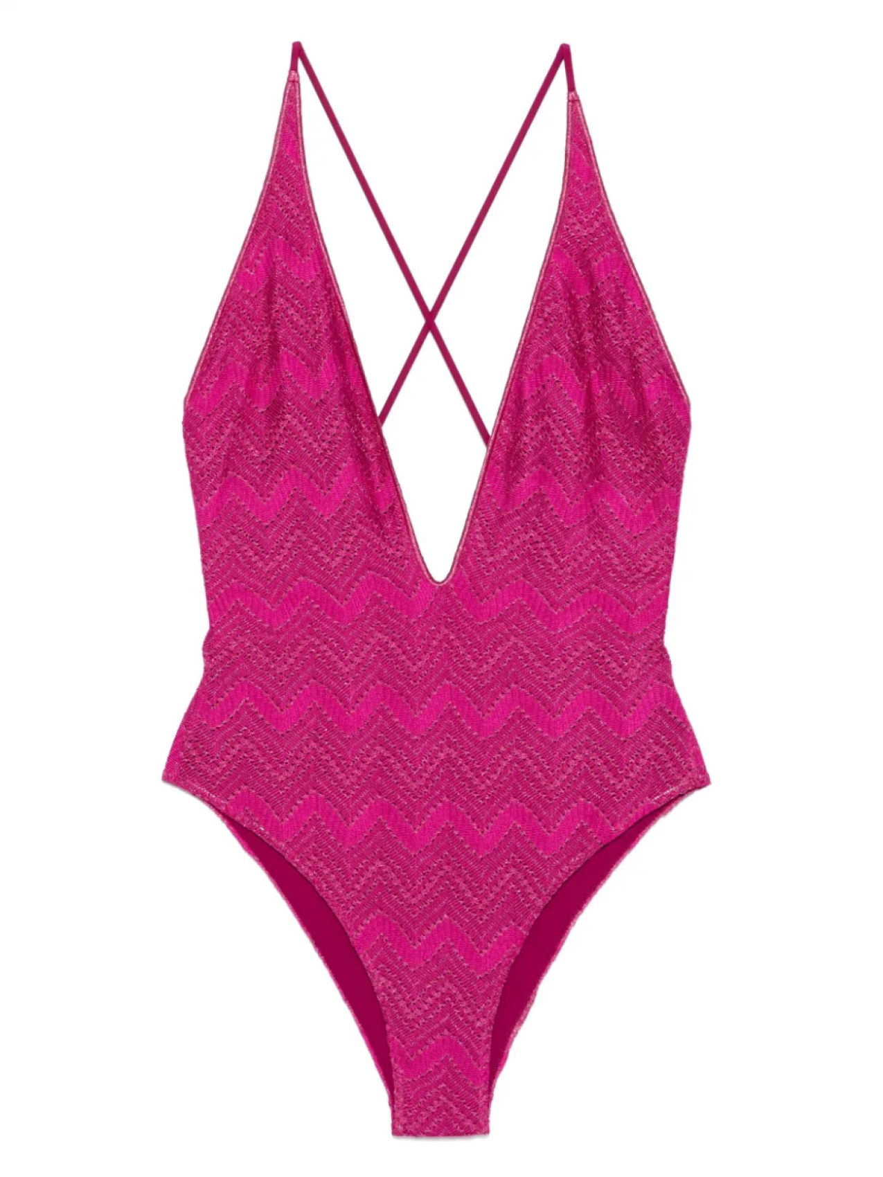 

Купальник с зигзагообразным узором Missoni, розовый