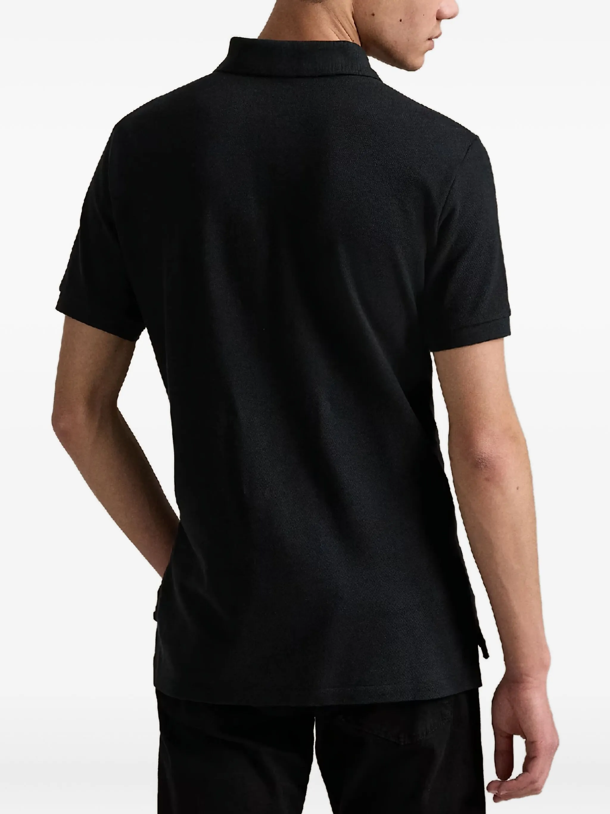 

Рубашка поло с вышивкой Lunar New Year Triple Polo Ralph Lauren, черный