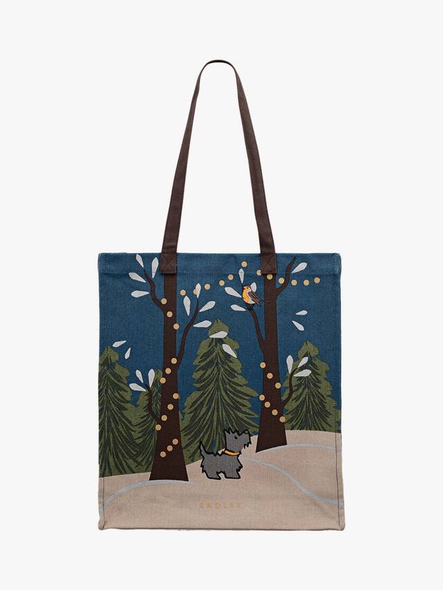 

Сумка-шоппер Winter Tales из холста Radley, Teal