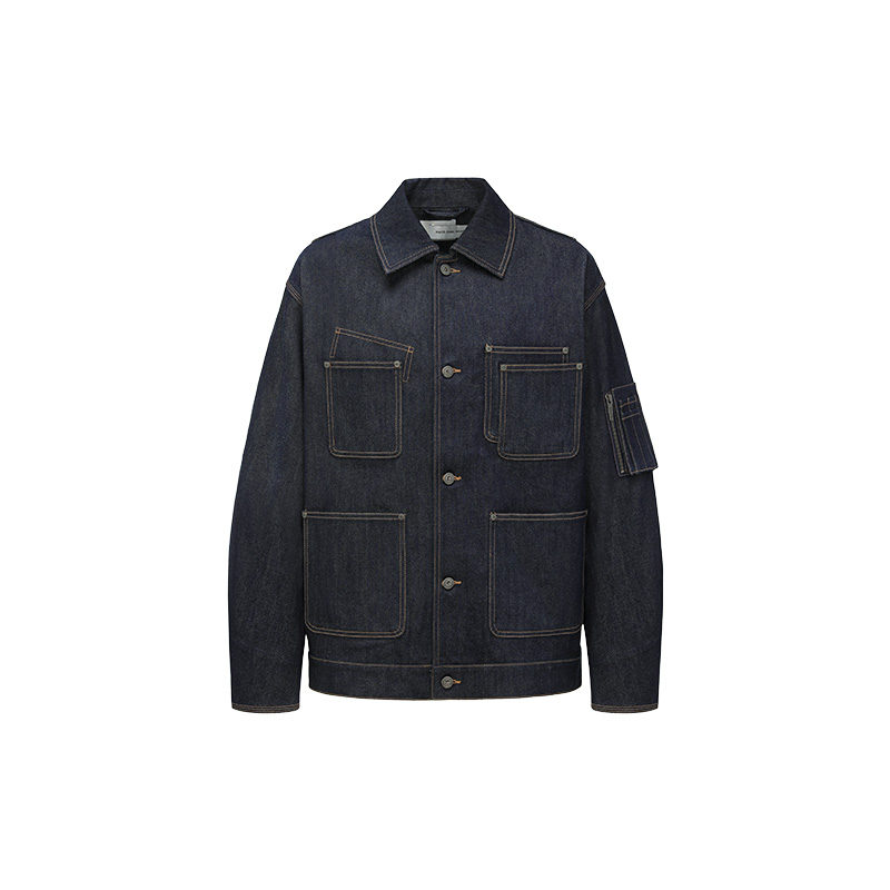 

Feng Chen Wang Куртка Unisex Blue Lapel Moderate Others