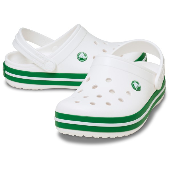 Детские сандалии-сабо из крокодиловой кожи Crocs, мультиколор — фото 3