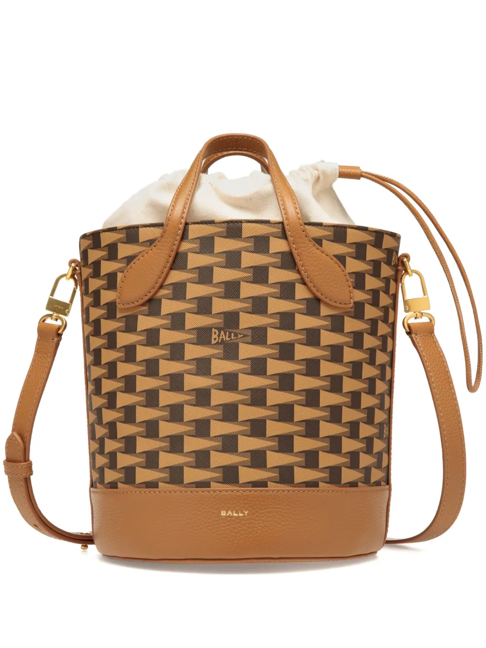 

Сумка-ведро Pennant с логотипом Bally, коричневый