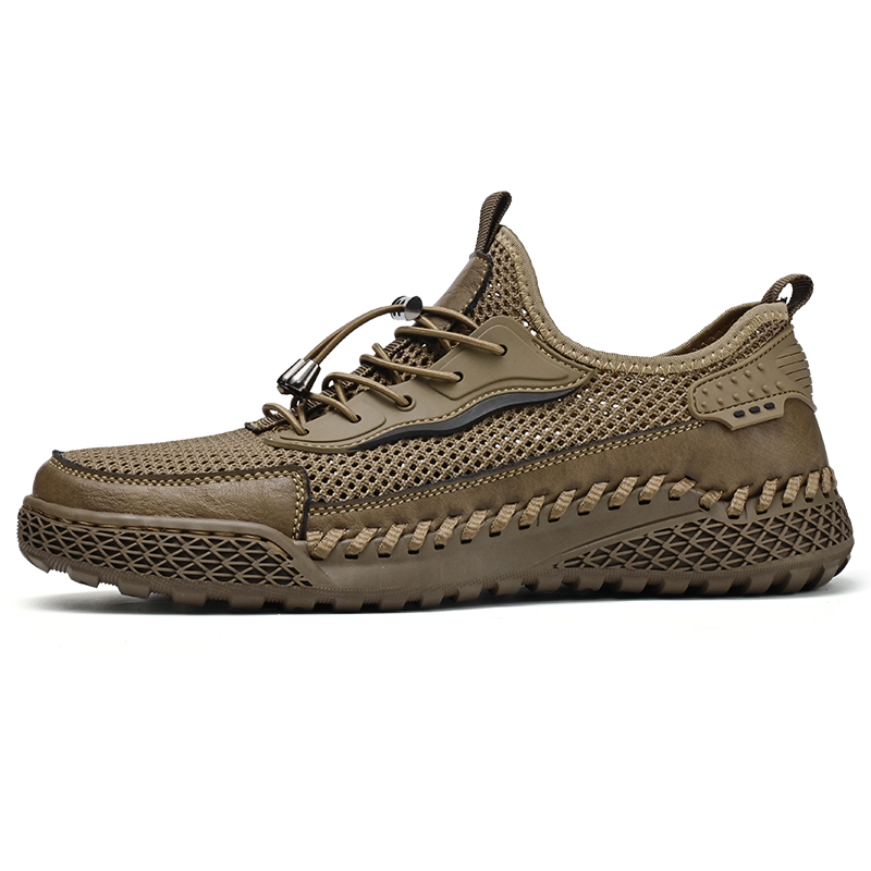 

HBRK Износостойкие нескользящие дышащие мужские низкие кеды Casual - Khaki, цвет Khaki