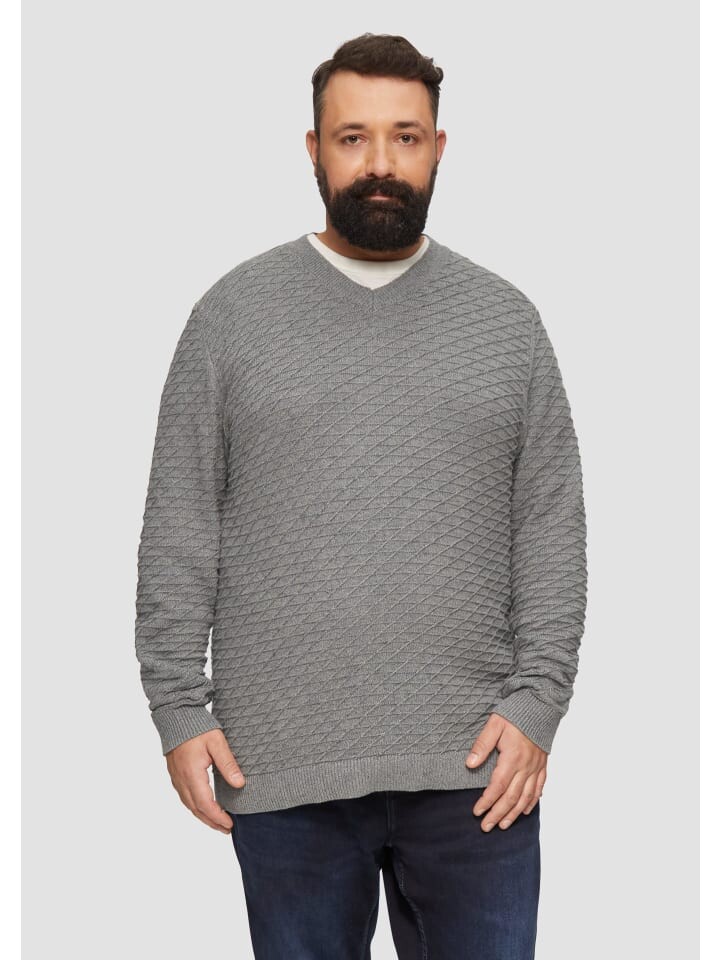 

Пуловер s.Oliver Strickpullover langarm, серый