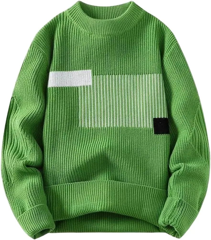 

Мужской свитер High Street осенне-зимний вязаный утепленный