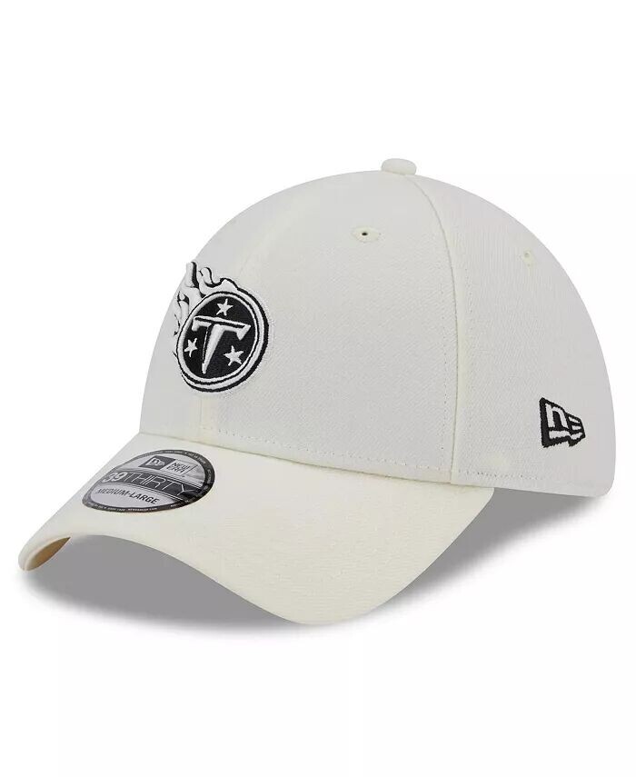 

Мужская кремовая кепка Tennessee Titans Chrome Collection 39THIRTY Flex Hat New Era