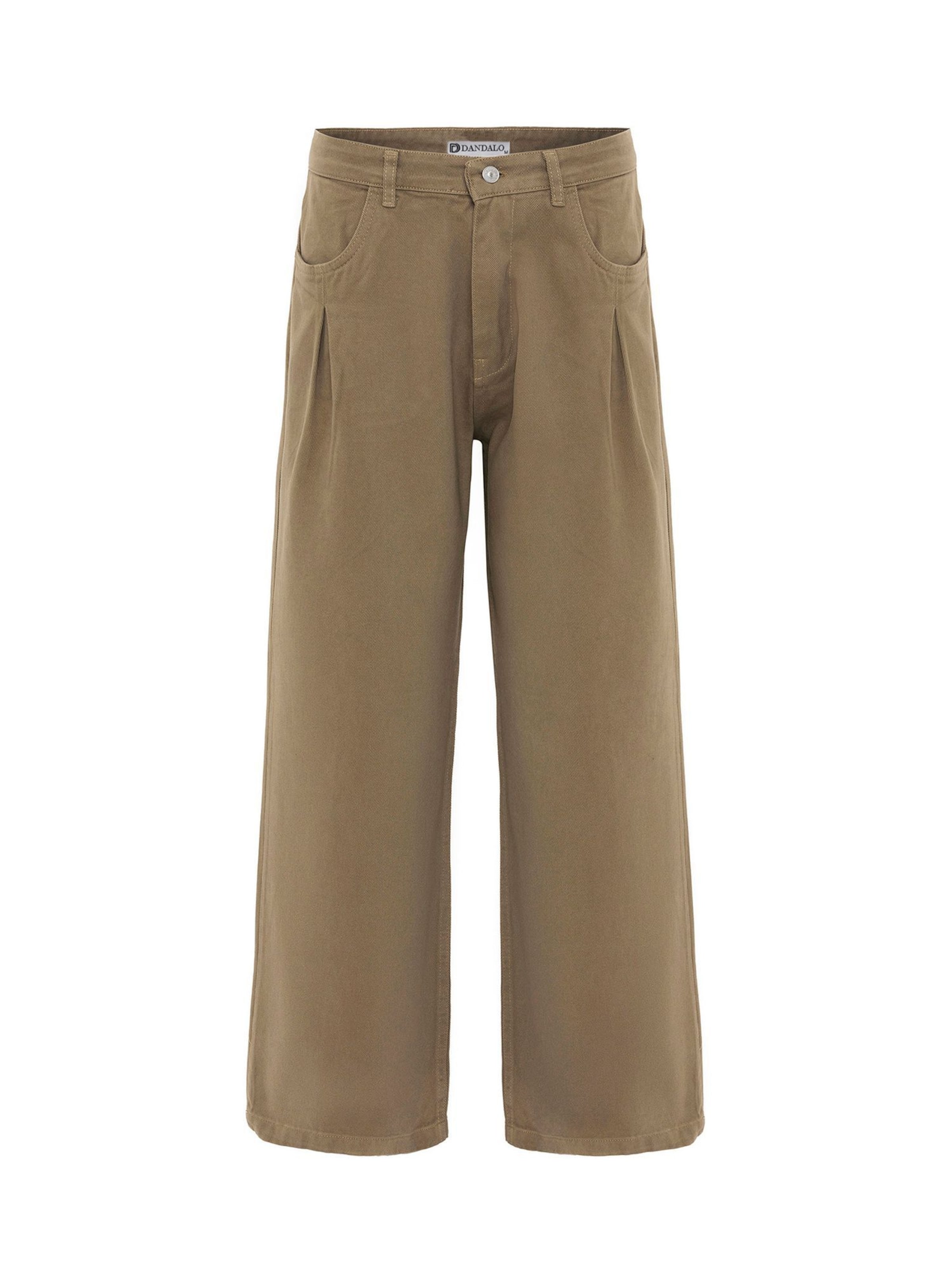 

Dandalo Wide leg Pleat-Front Pants в цвете Mocha