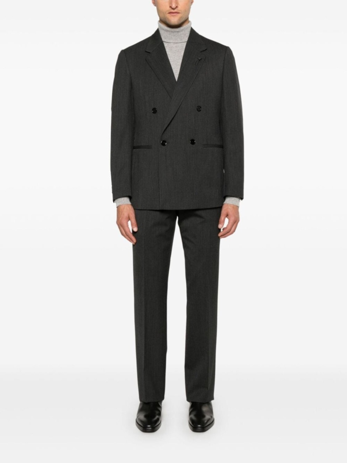 

Lardini двубортный костюм, черный
