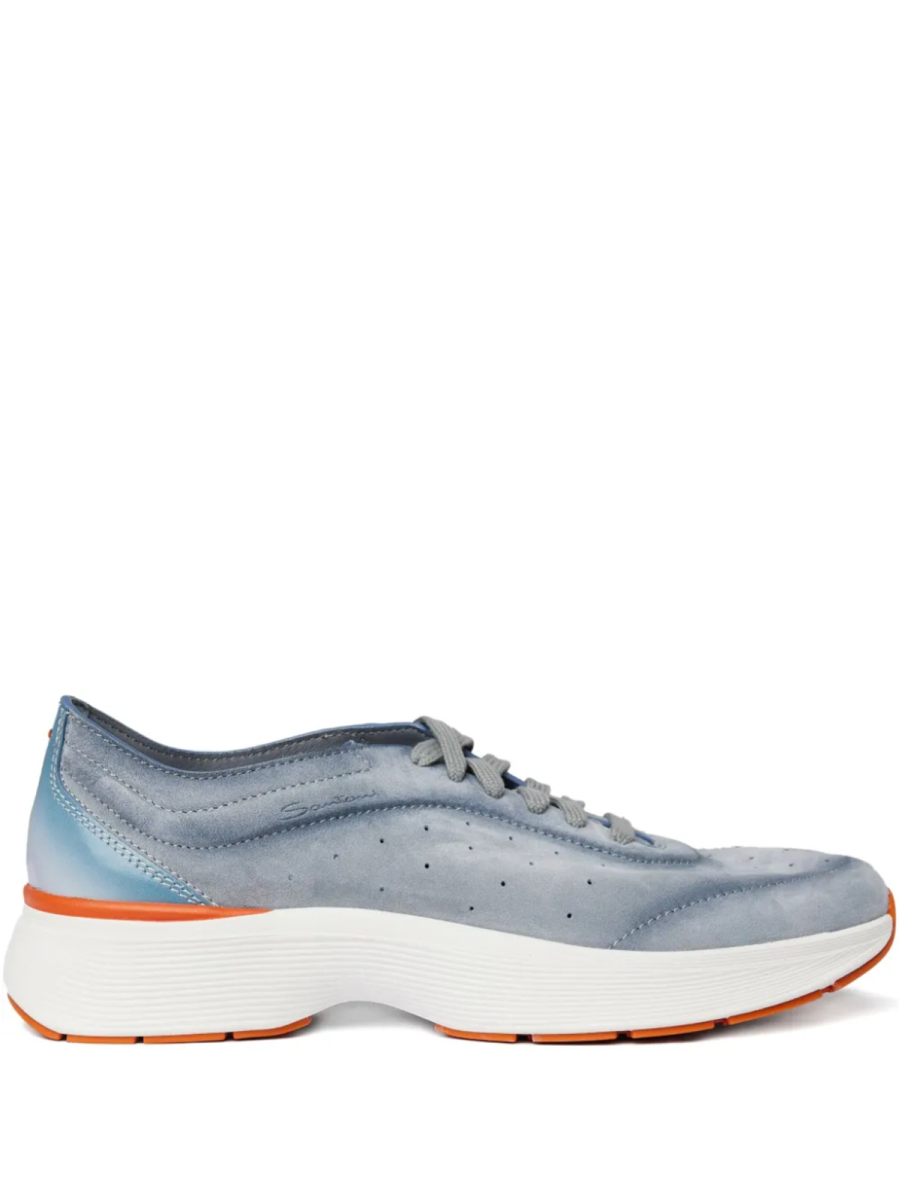 

Santoni кроссовки Bounce с перфорацией, синий