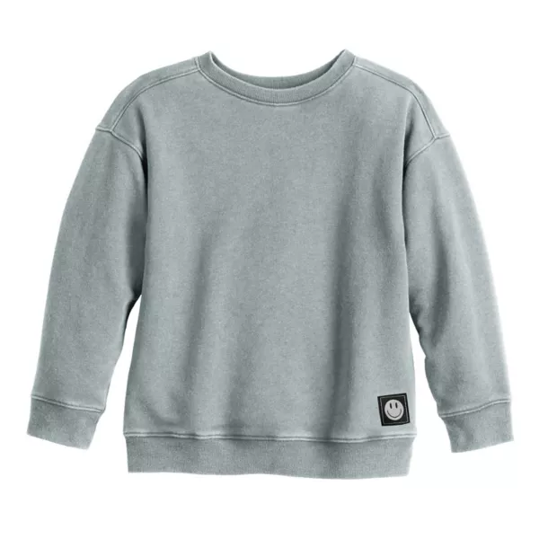 

Мальчики 4-12 лет оверсайз худи из френч тери Jumping Beans, цвет medium gray