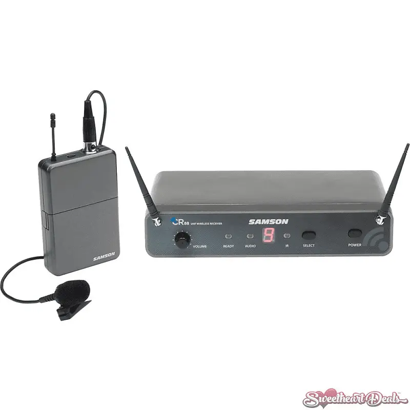 

Беспроводная микрофонная система Samson Concert 88 16-Channel True-Diversity UHF Wireless Lavalier Mic Presentation System - D Band (638-662 MHz)