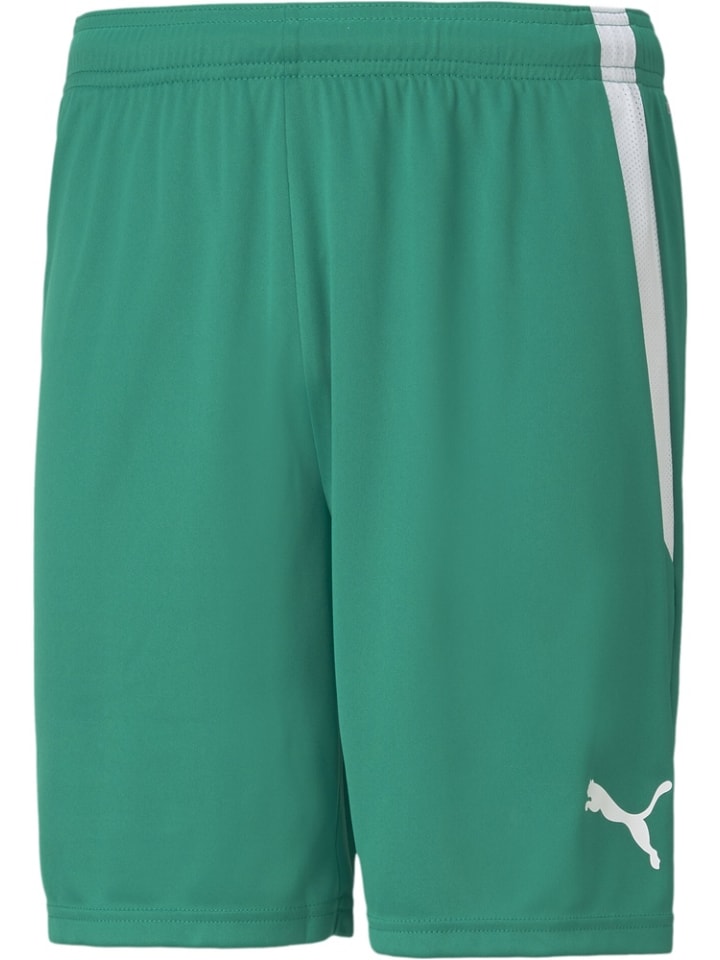 

Puma Спортивные брюки "TeamLIGA Shorts" зеленого цвета