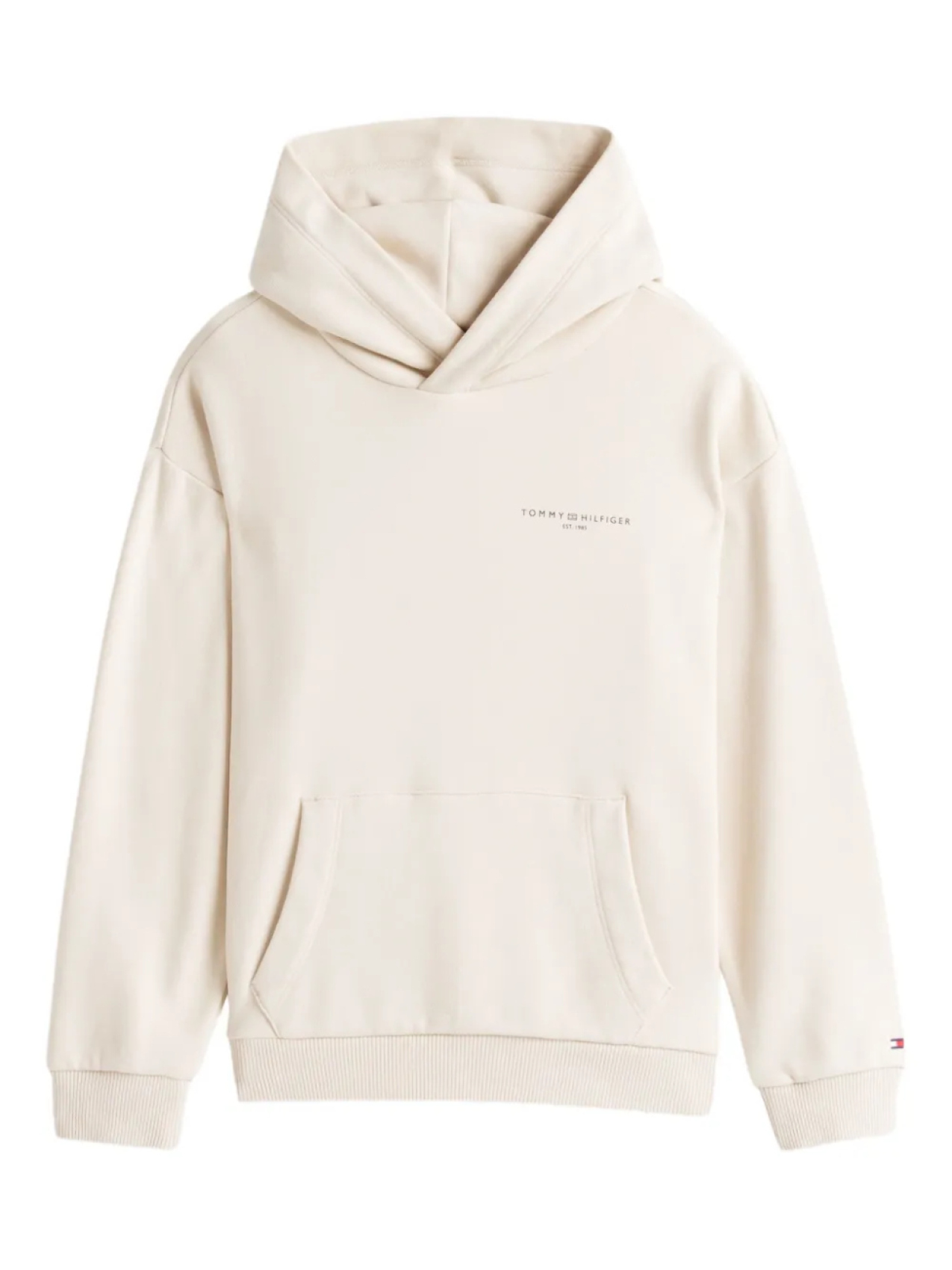 

Толстовка с капюшоном Tommy Hilfiger Junior Signature-logo, нейтральный