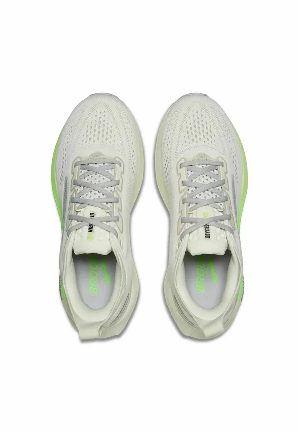 Кроссовки для бега по шоссе glycerin 23 Brooks, Grey/Green/Black — фото 3