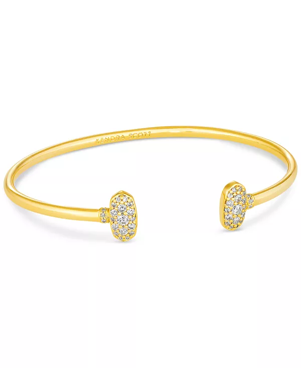 

Браслет-Манжета Grayson с золотистым кристаллом Kendra Scott, gold