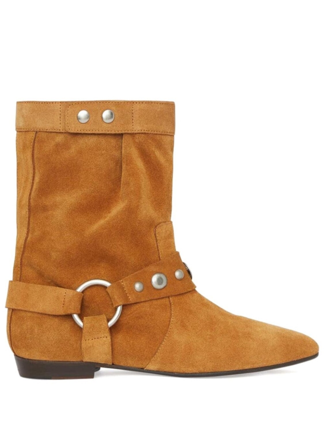 ISABEL MARANT ботинки с заклепками, коричневый