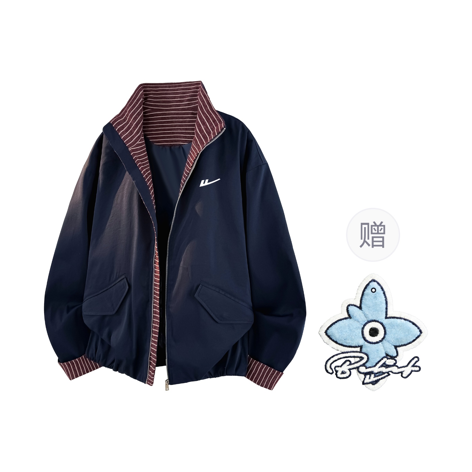 

Куртка женская Stand Collar Moderate Workwear WARRIOR, темно-синий[with badge+scented sachet charm]