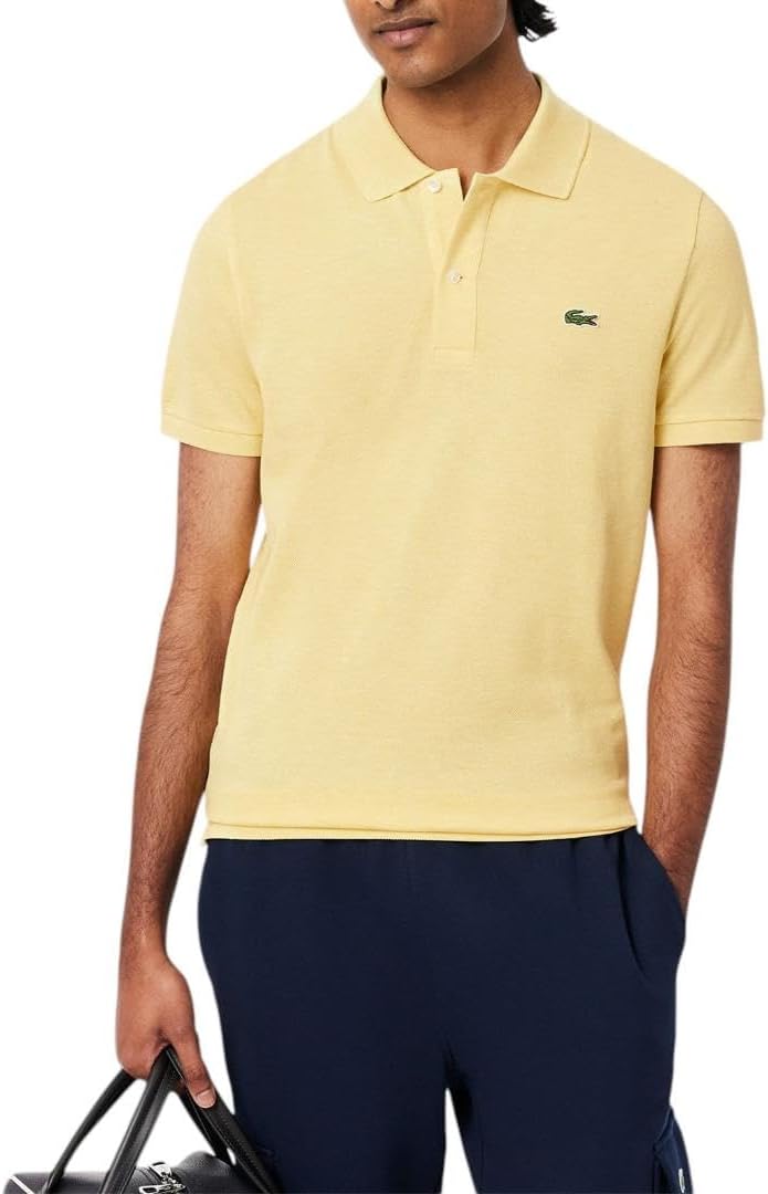 

Lacoste мужская приталенная короткая рукав поло L12.12, Soleil Chine