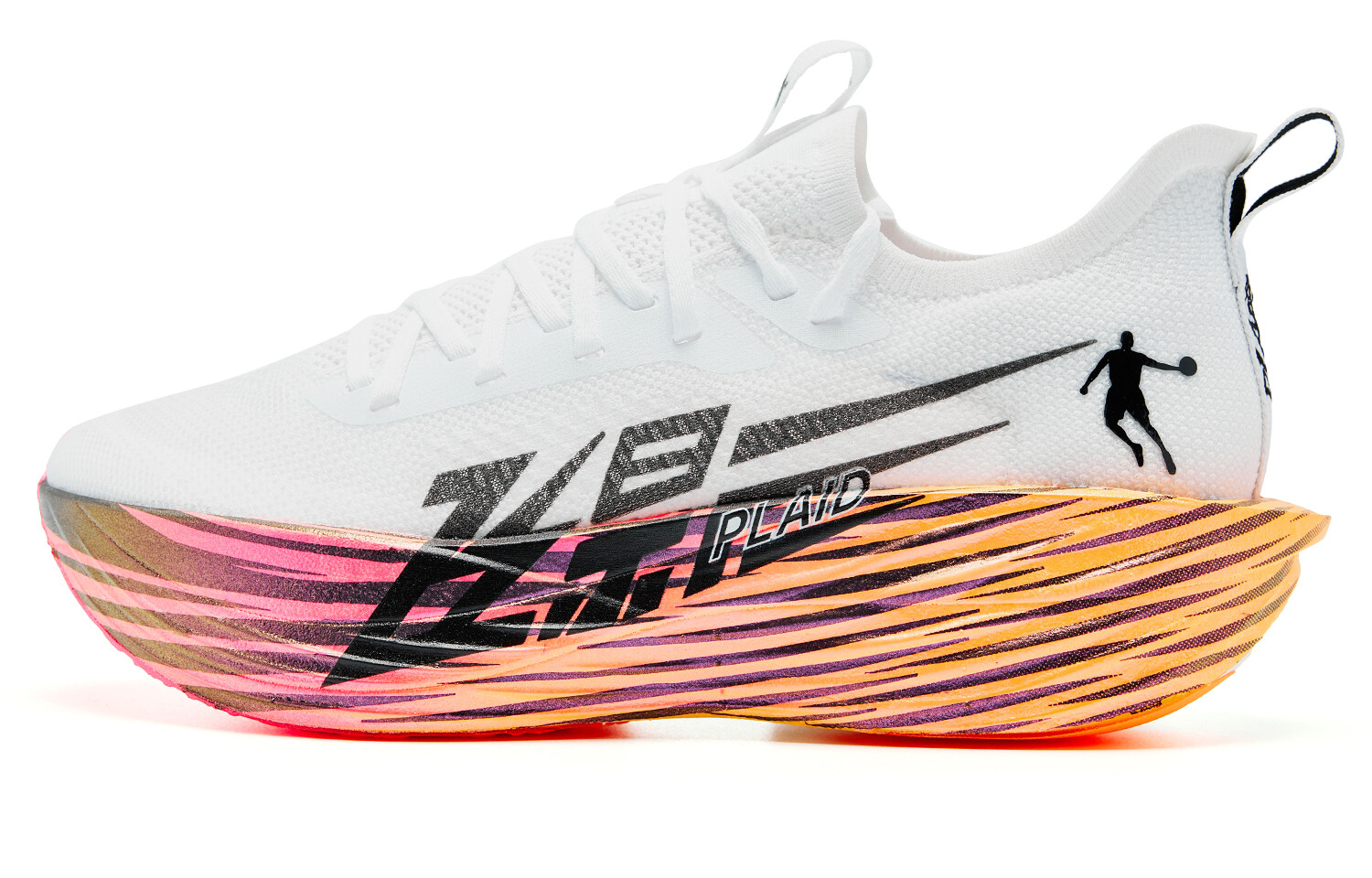 

Кроссовки мужские Flying Shadow PLAID 1.5 с низким верхом White Neon Pink Qiaodan
