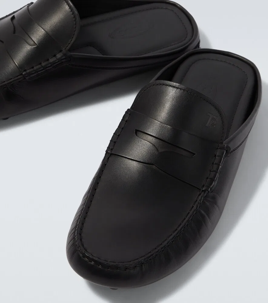 Кожаные мюли Tod's, черный — фото 3