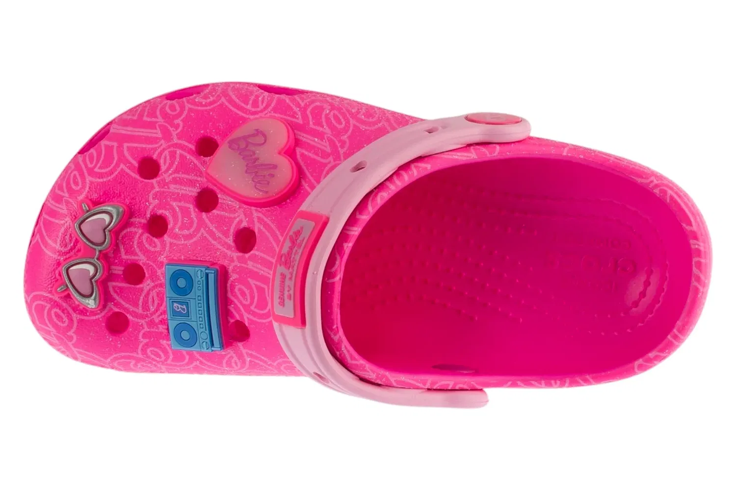 Тапочки для купания розовые Crocs — фото 3