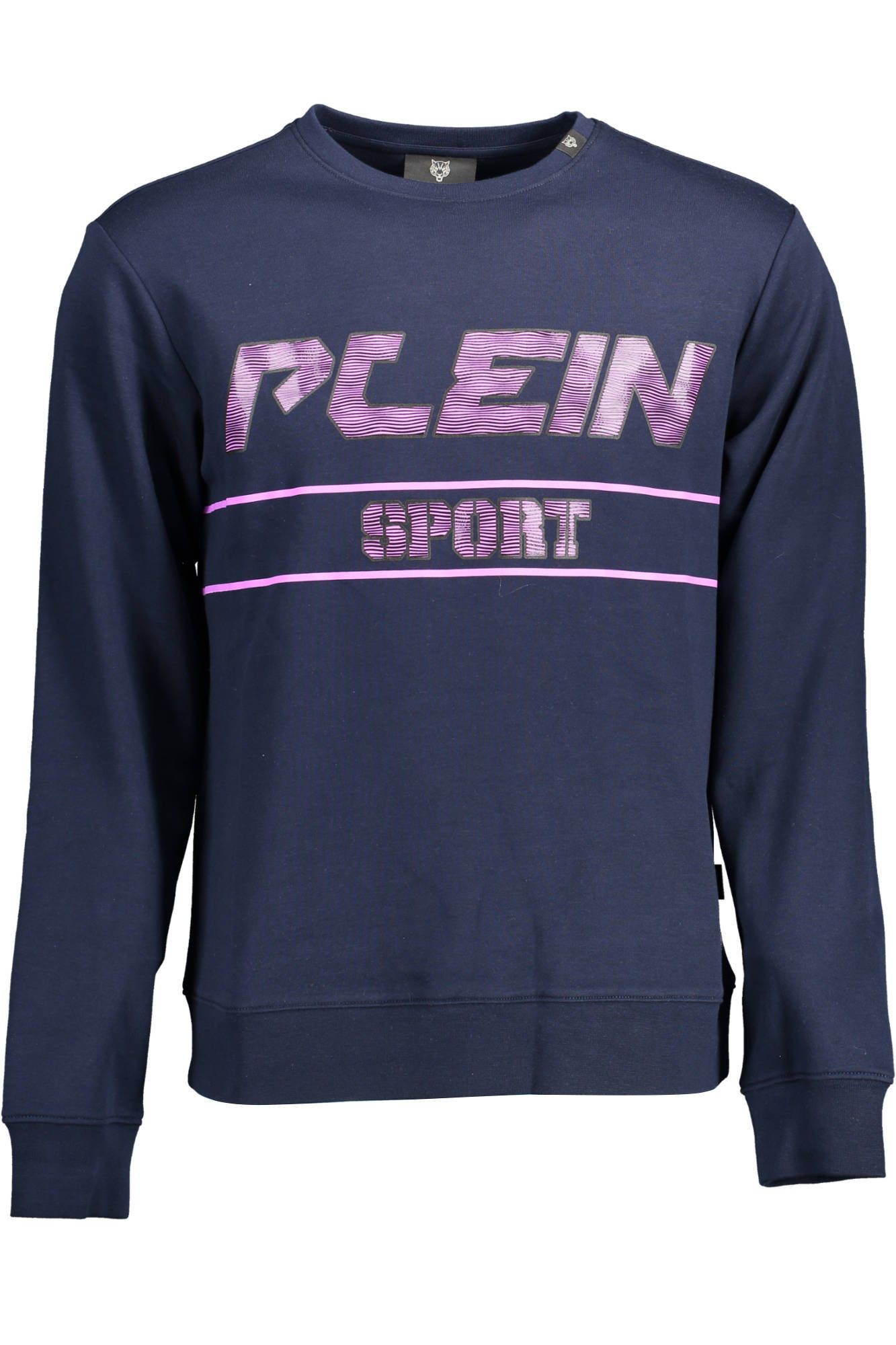 

Синий хлопковый мужской свитер Plein Sport