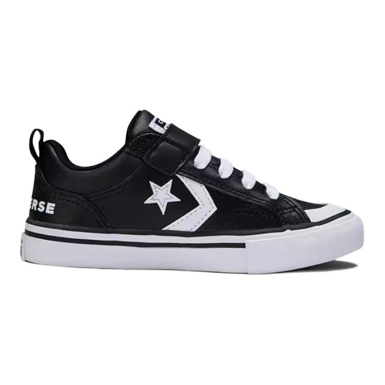 Pro Blaze Strap Kids Скейтбординг Кроссовки Детские Низкие Черные Converse, черный — фото 2