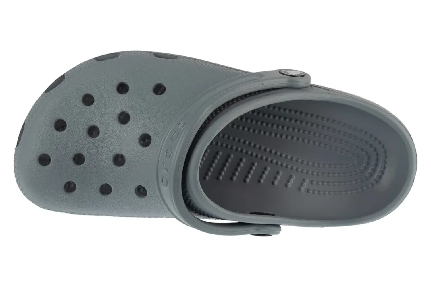 Тапочки для купания детские, классические, Crocs, серый — фото 3