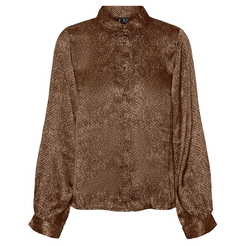 

Рубашка Vero Moda Snakey, коричневый