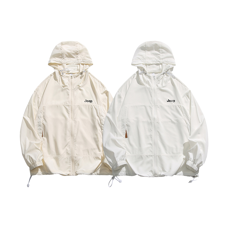 

Jeep Сверхлегкая дышащая быстросохнущая одежда с защитой от ультрафиолета для активного отдыха унисекс, Beige Coffee+Porcelain White (2 Pack)