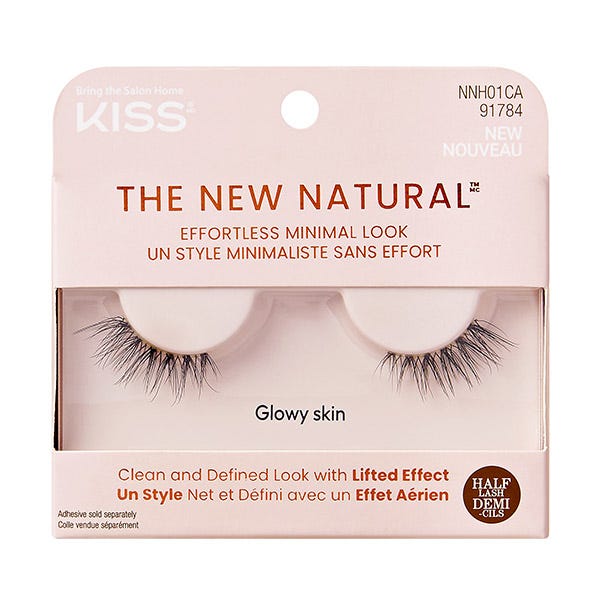 

Новые накладные ресницы Natural Glowy Skin KISS