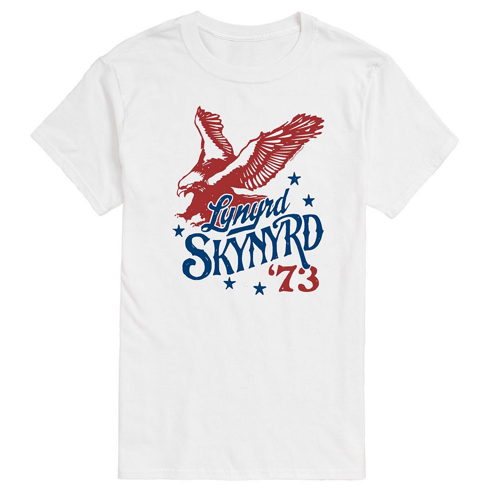 

Мужская футболка с рисунком Lynyrd Skynyrd Soaring Eagle Licensed Character, белый