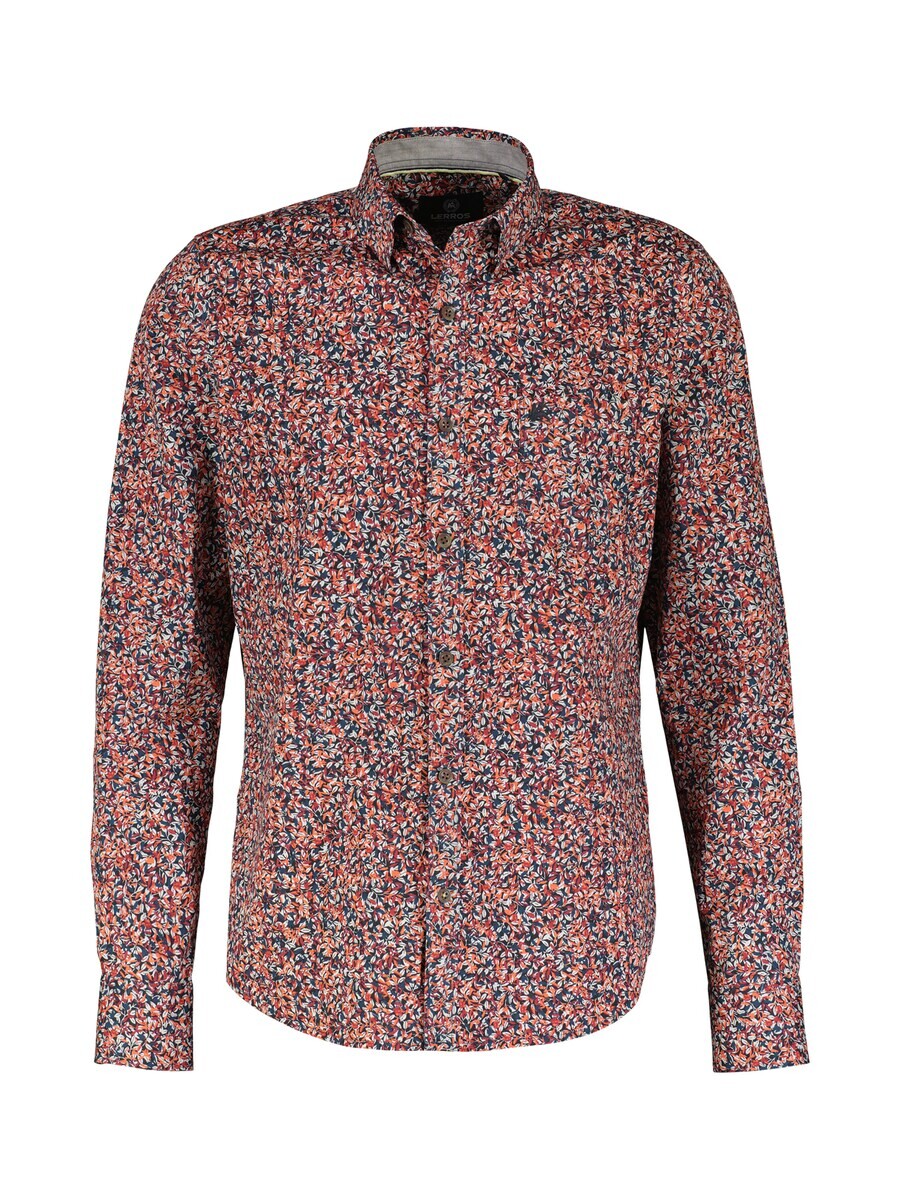 

Повседневная рубашка LERROS Regular fit Button Up Shirt, разноцветный