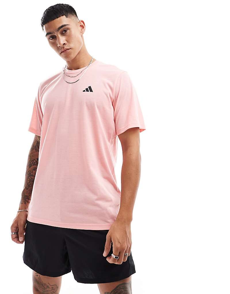 

adidas Performance Essentials – Feelready – розовая спортивная футболка