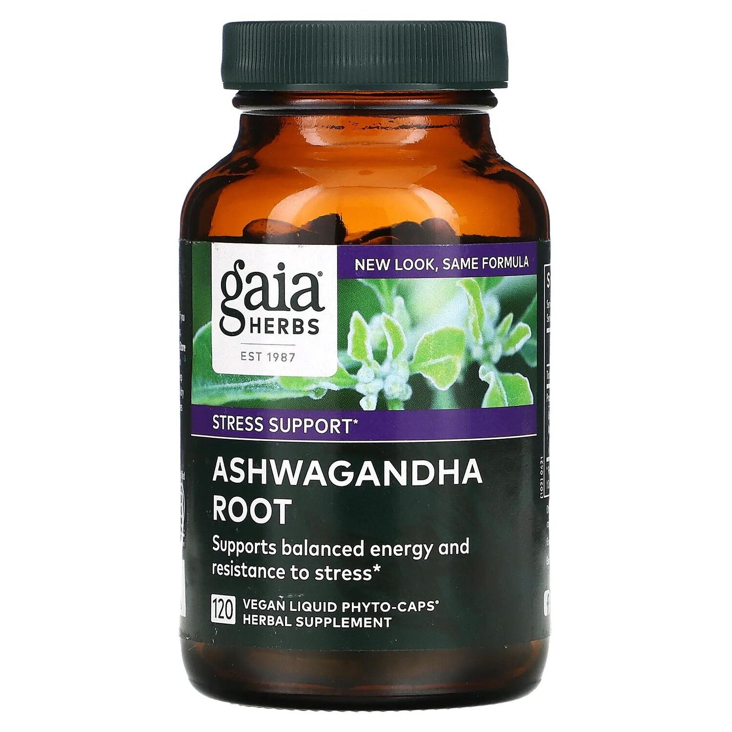 

Gaia Herbs Корень ашвагандхи 120 веганских жидких фито-капсул