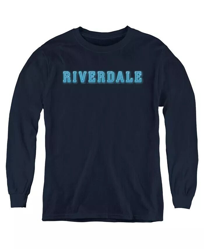 

Молодежная толстовка с длинным рукавом и логотипом Riverdale, синий