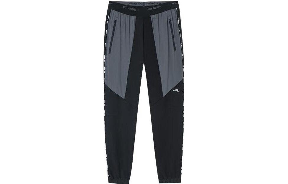 

Трикотажные спортивные брюки Anta Running Collection, мужские, базовые, черные