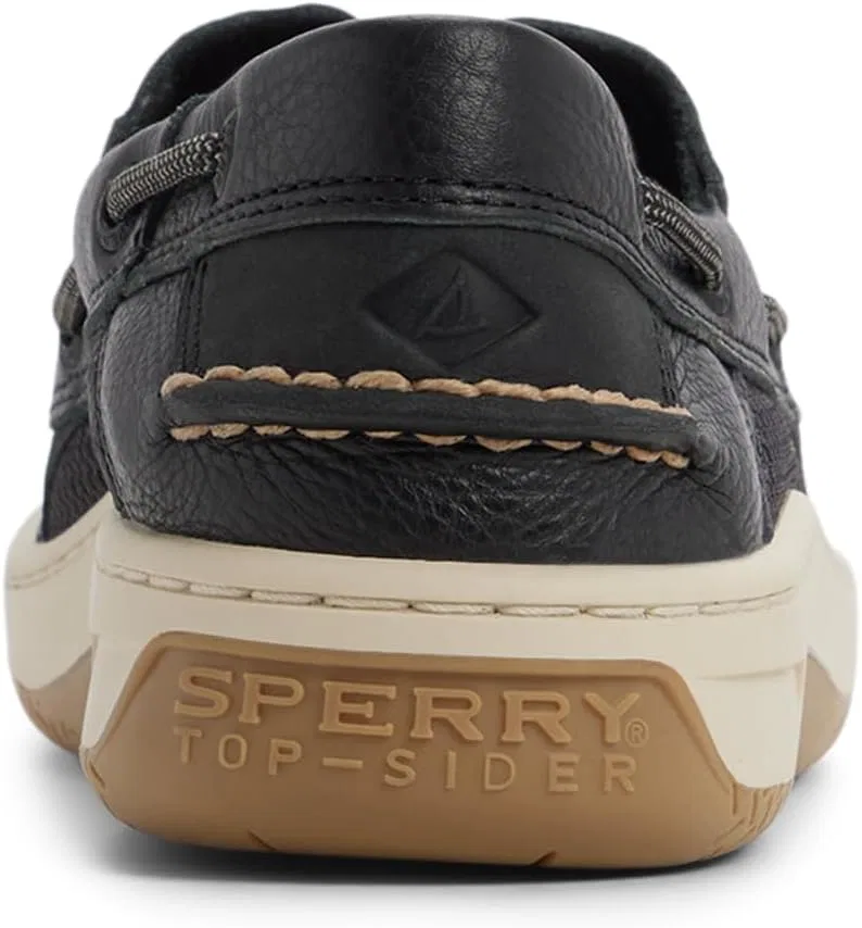 Лоферы Sperry Men's Billfish 3-Eye Leather Boat Shoe, Jet Black — фото 3