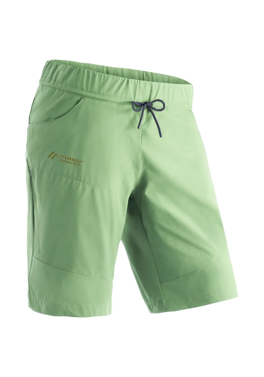 

Функциональные шорты Maier Sports "Fortunit Bermuda", женские шорты, дышащие короткие походные брюки, зеленый