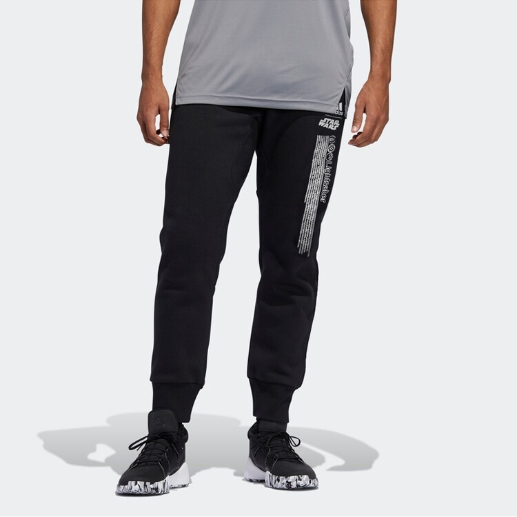 Трикотажные штаны Label Knit мужские черные Adidas, черный — фото 3