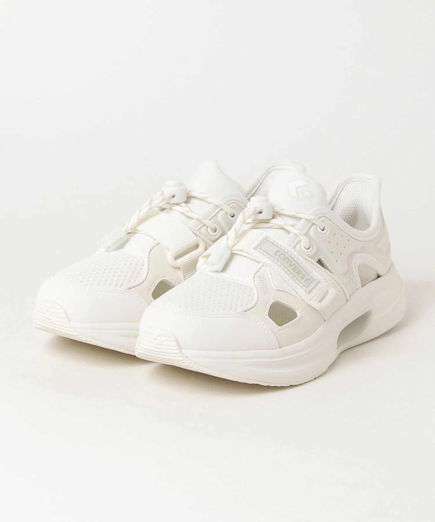 Унисекс сандалии-слайдеры CONVERSE CAVESTAR SLIT белые