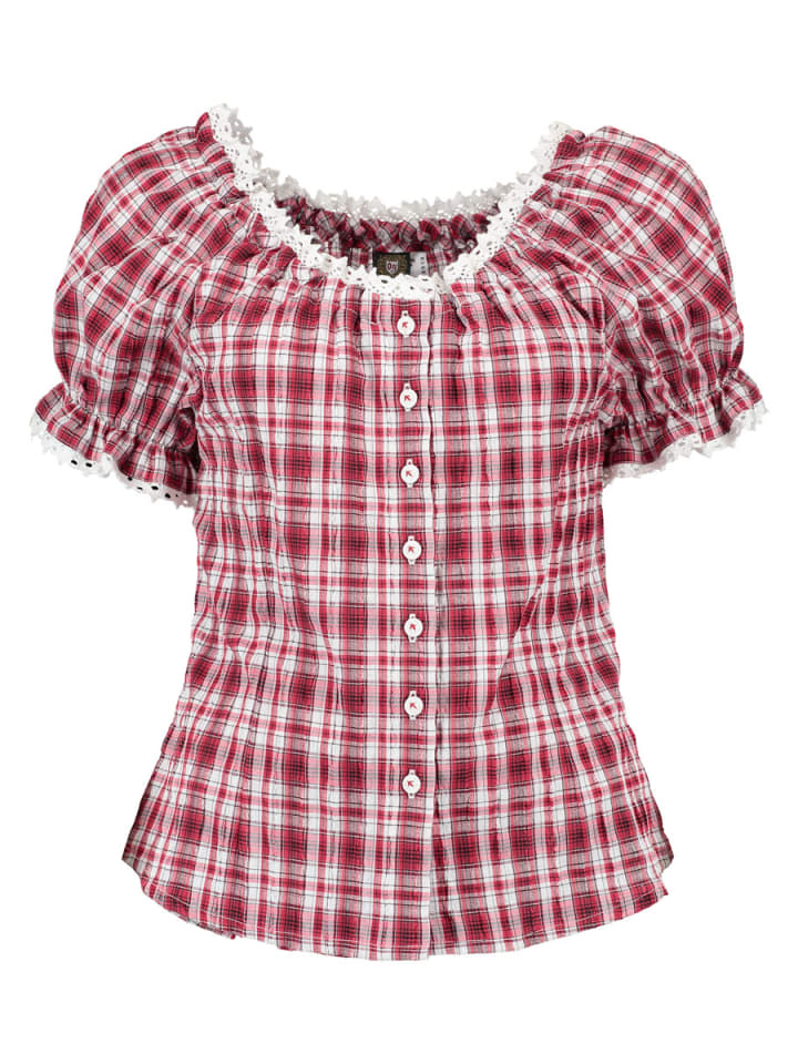 

Традиционная блузка кукейо средне-красного цвета OS-Trachten