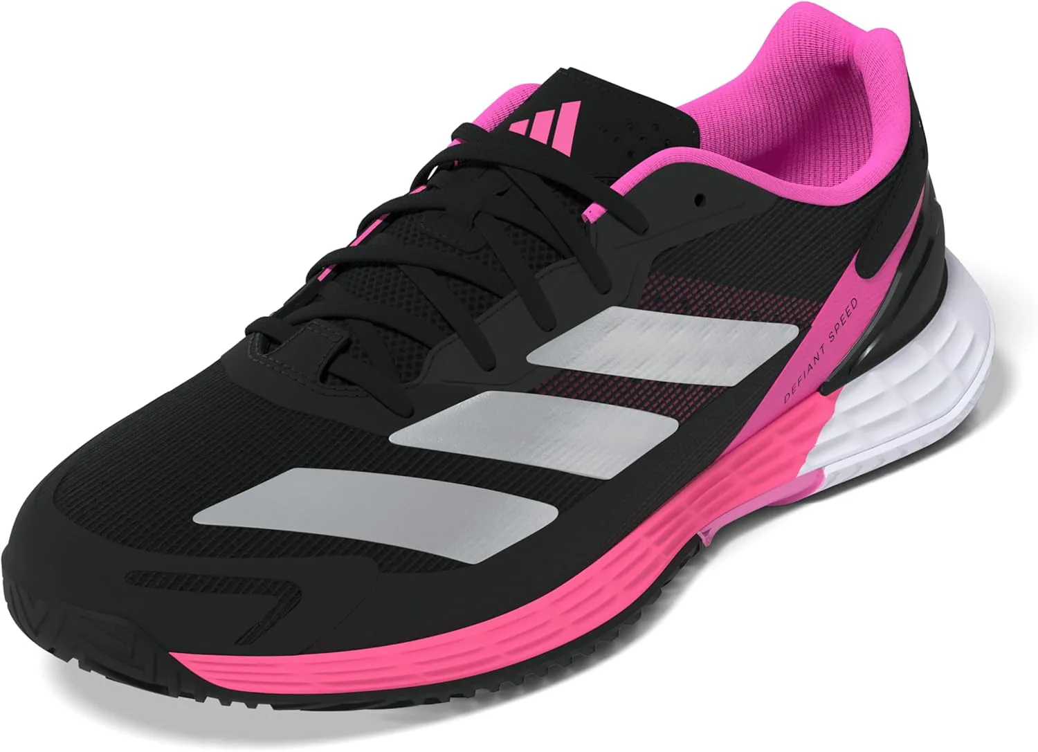 Мужские кроссовки Adidas Defiant Speed 2, черный/металлик/розовый