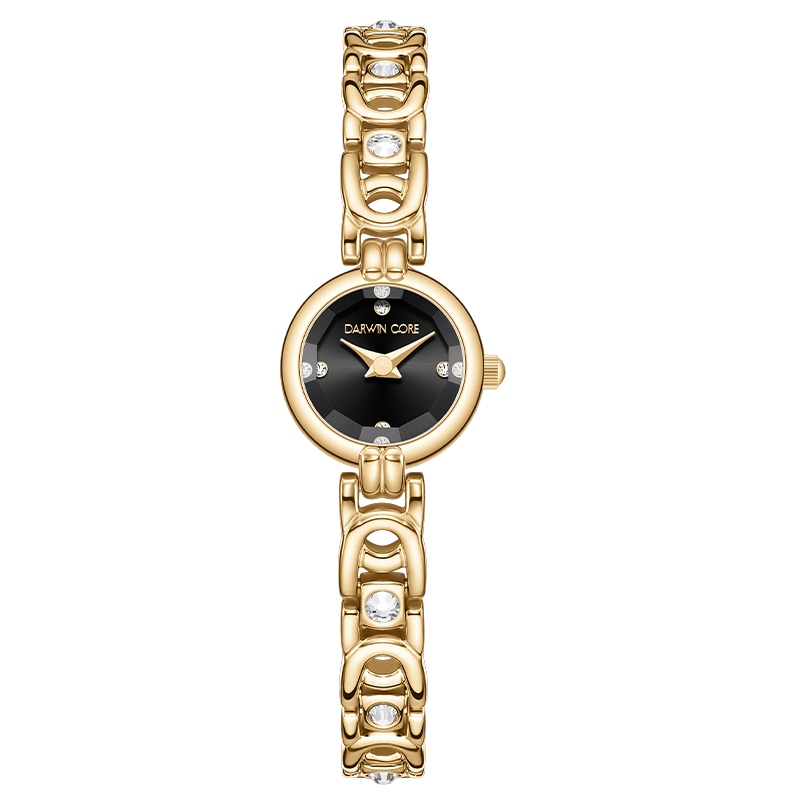 

Darwin Core Часы Quartz Movement Watch Women's Watch Black Dial, Gold Black Dial
