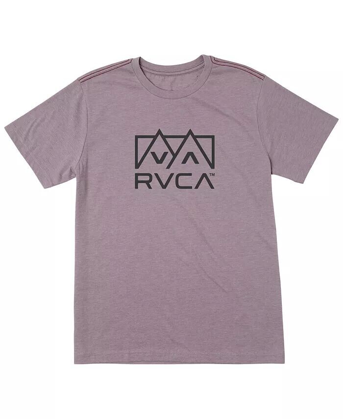 

Мужская футболка Peaks с коротким рукавом RVCA, серый