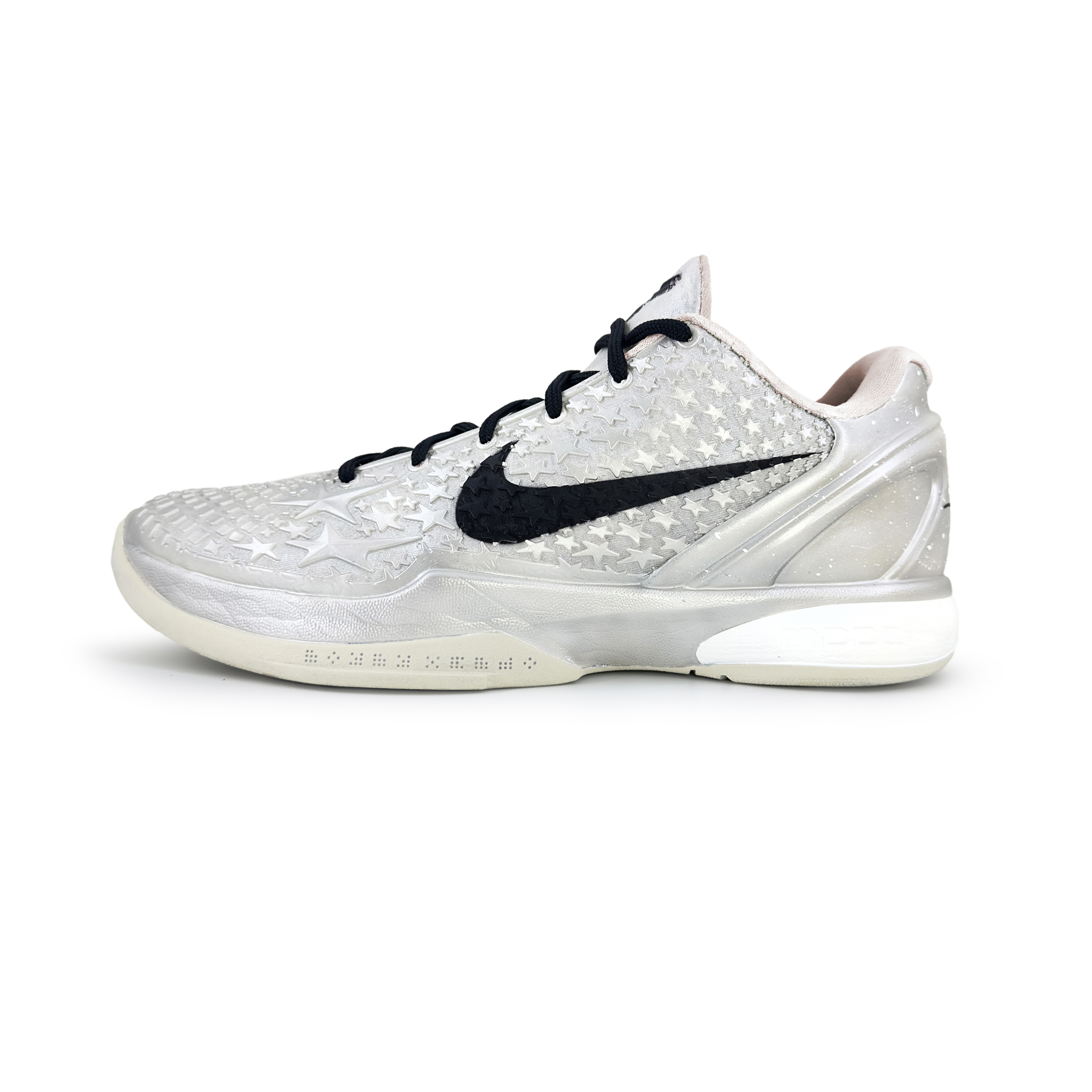 

Баскетбольные кроссовки Zoom Kobe 6 "All Star 2.0" с амортизацией, износостойкие, низкие, мужские, серебристые Nike, Silver